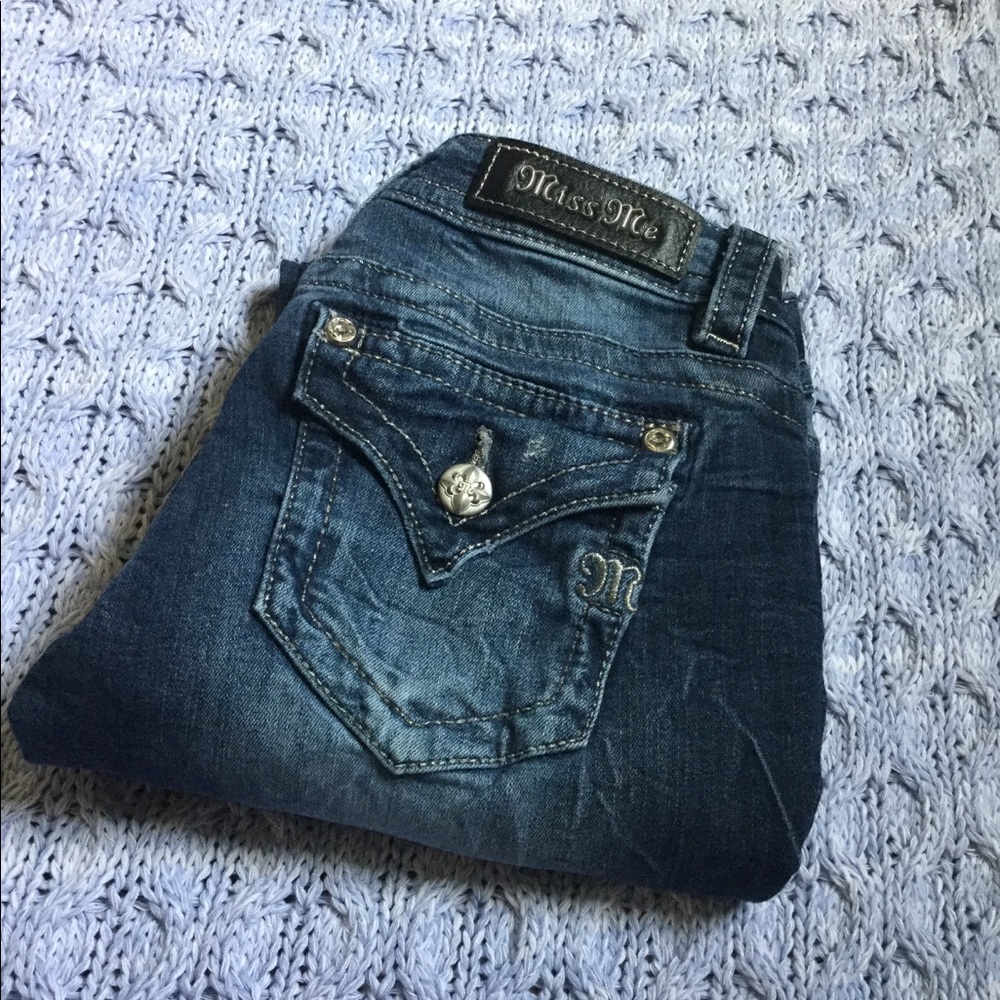 Miss Me Slim Boot Cut Jeans